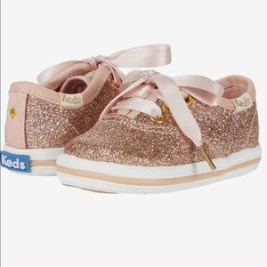 Keds x Kate spade pink glitter